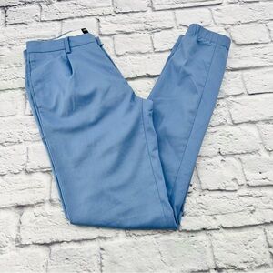 ASOS Design Women's Light Blue Jogger Chino Pants Size 28 Comfort Stretch